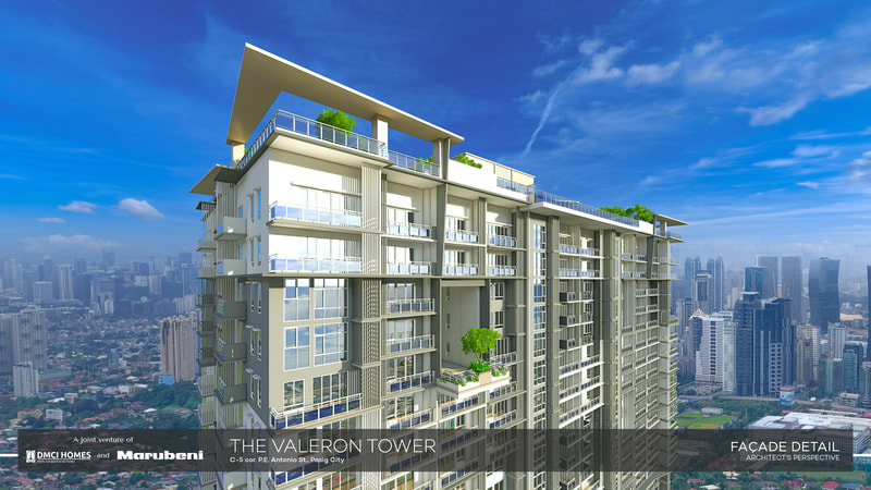 The Valeron Tower facade — 55-storey luxury condominium in Metro Manila by DMCI Homes