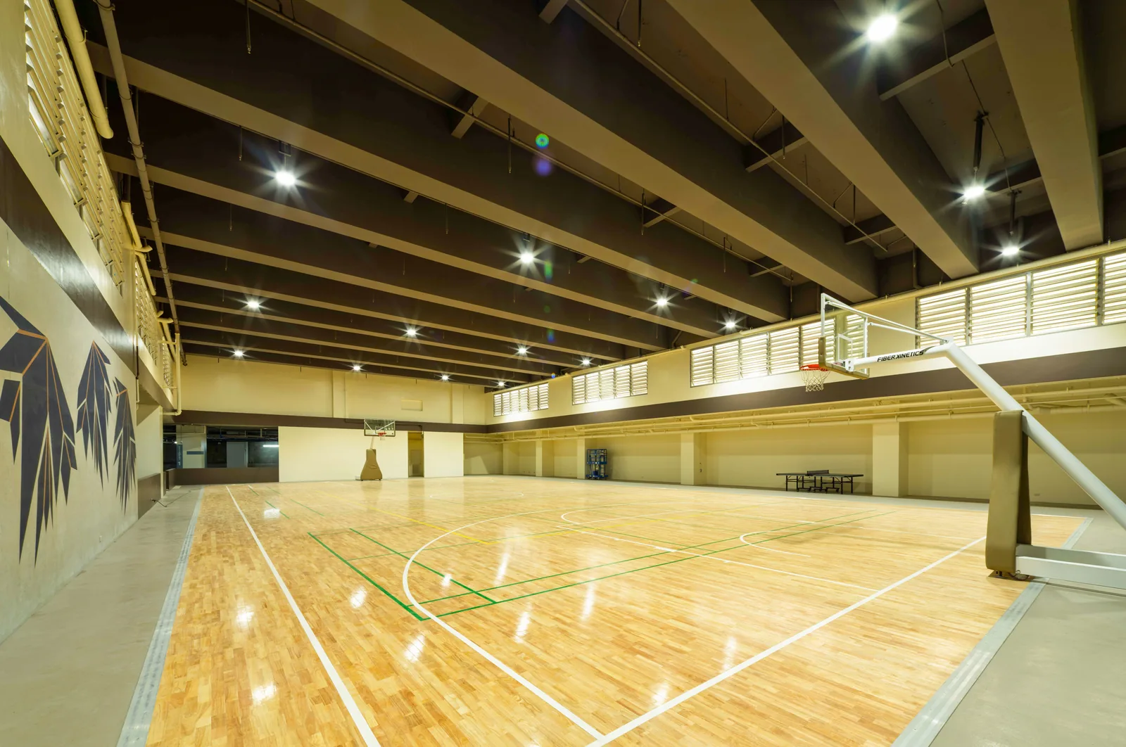 The covered multipurpose court at Allegra Garden Place
