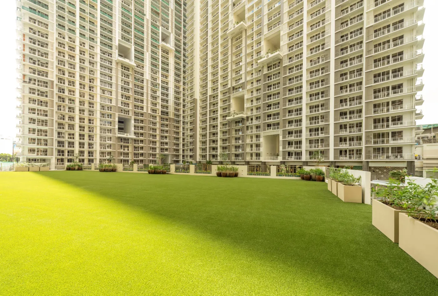 The elevated garden at Allegra Garden Place