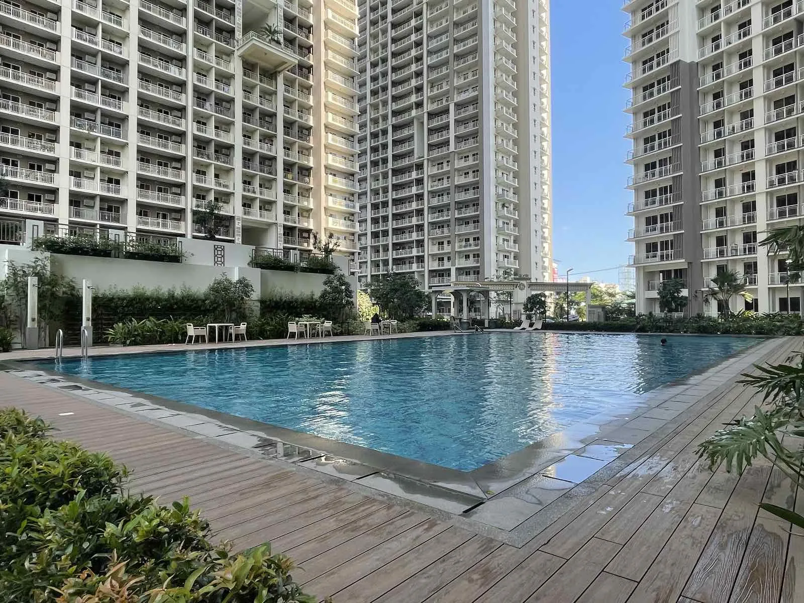 The lap pool at Allegra Garden Place, Pasig