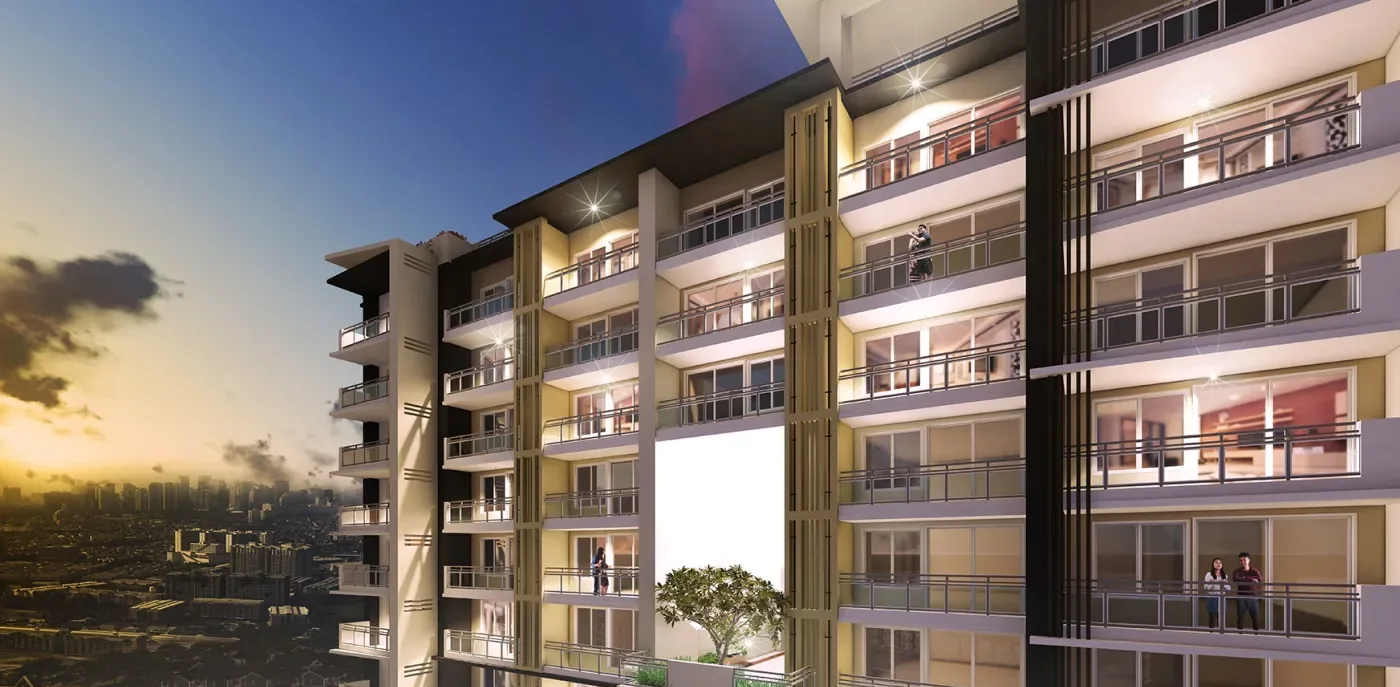Sky patio cut-through at Alder Residences