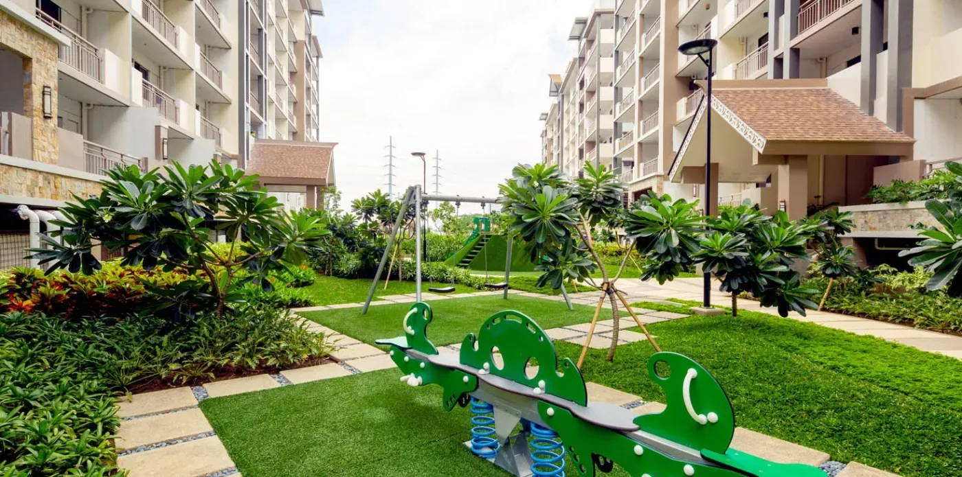 Children's play area at Alea Residences