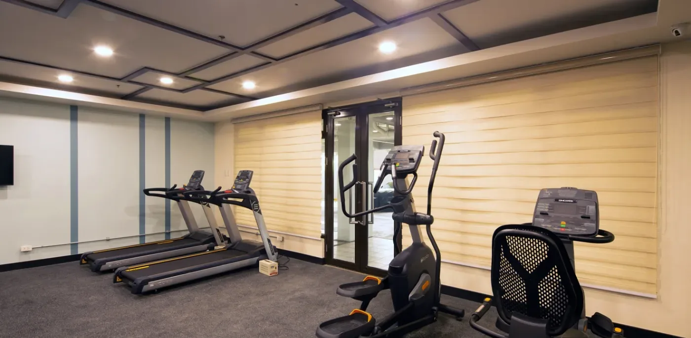 Fitness gym at Alea Residences