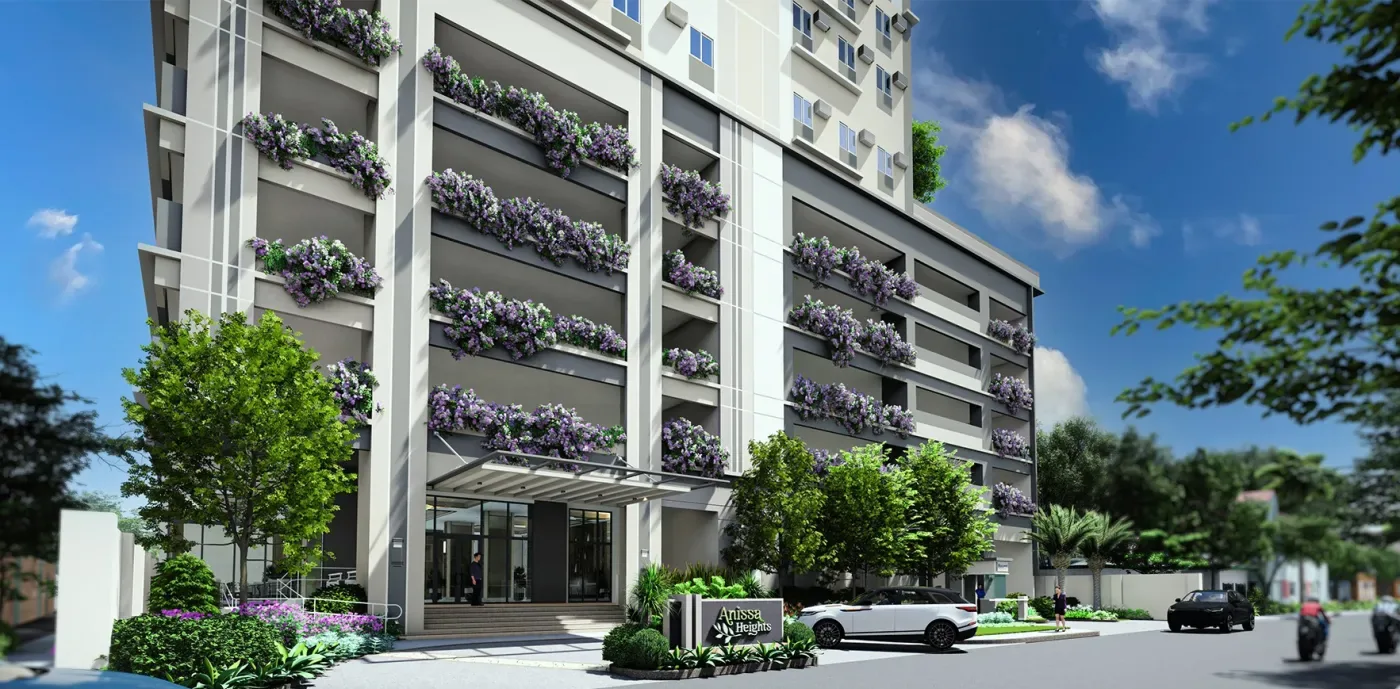 The drop-off area at Anissa Heights