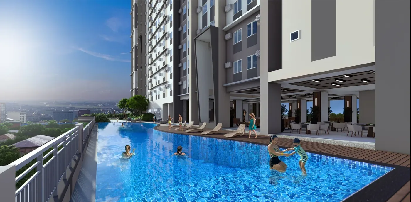 The kiddie pool at Anissa Heights