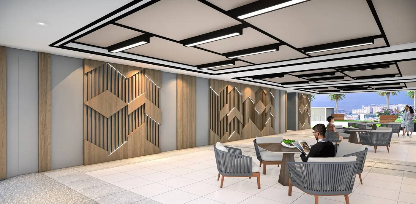 The sky lounge at Anissa Heights