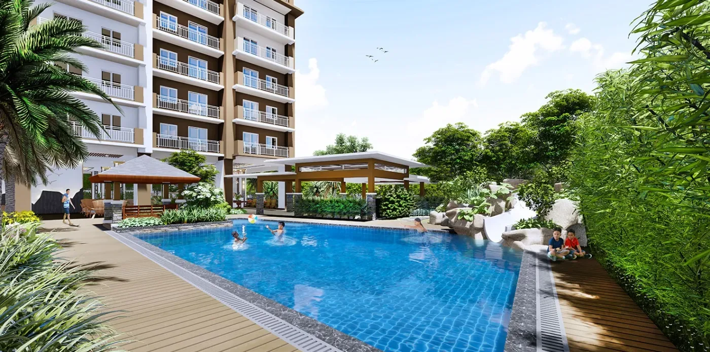 Kiddie pool at Cameron Residences