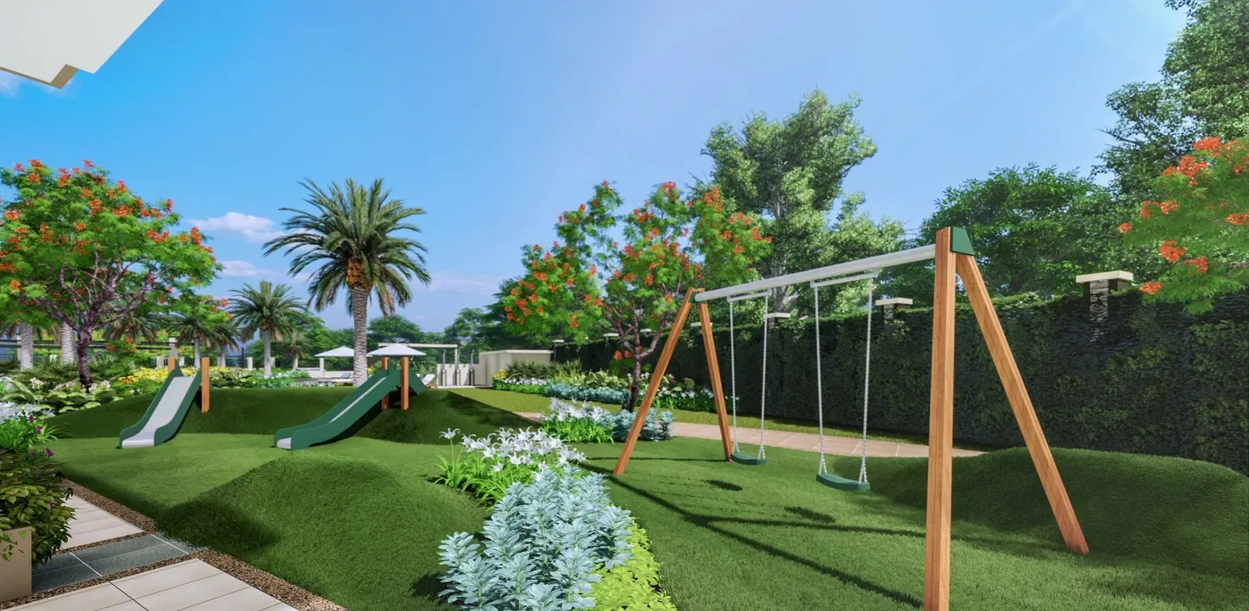Children's play area at The Erin Heights