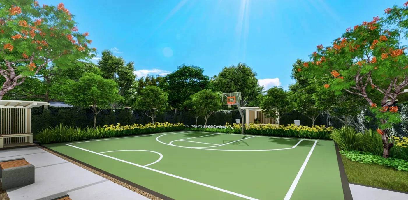 Shooting court at The Erin Heights