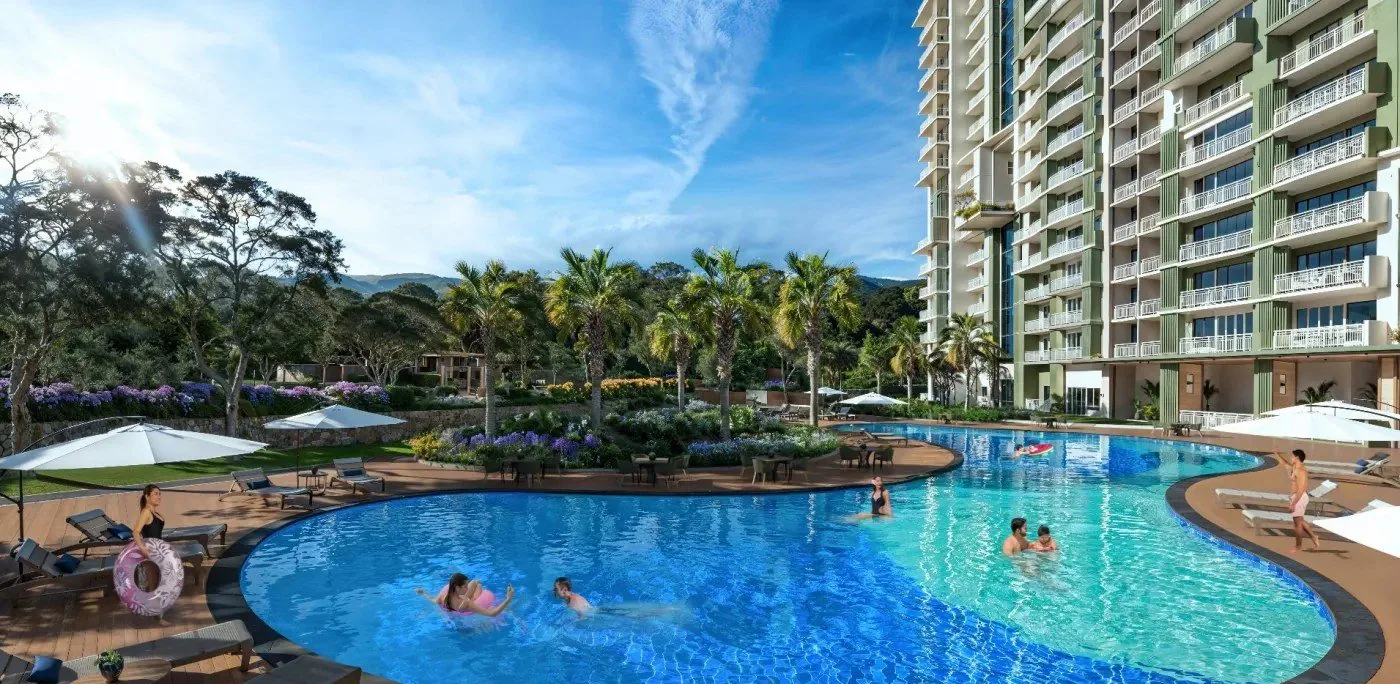 Leisure pool and deck at Kalea Heights