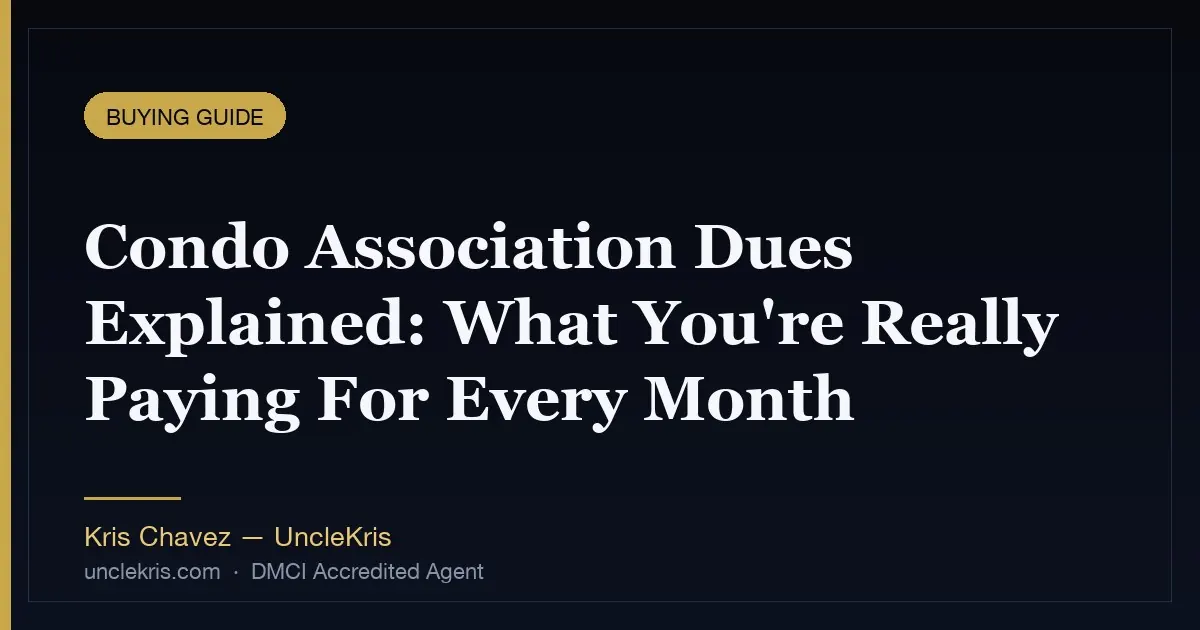 Condo Association Dues Explained: What You're Really Paying For Every Month