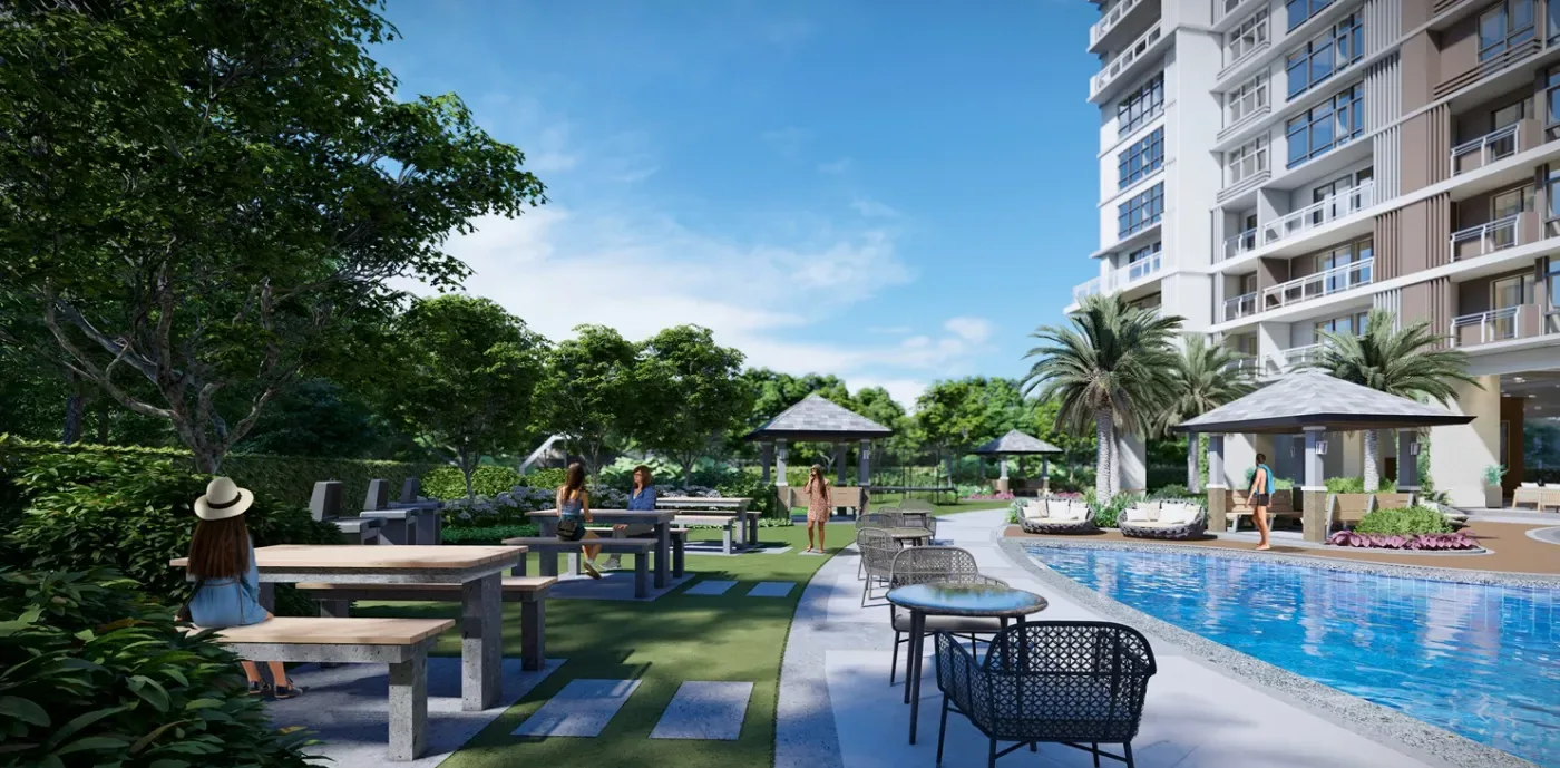 Picnic area at Sage Residences