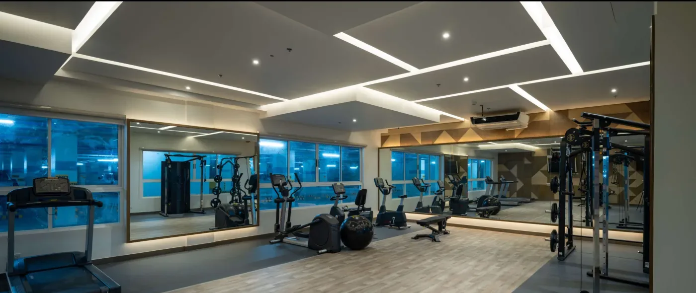 The fitness gym at Sonora Garden Residences