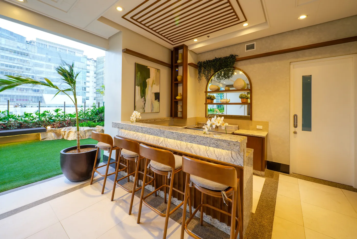 Snack bar on the 7th floor of The Camden Place