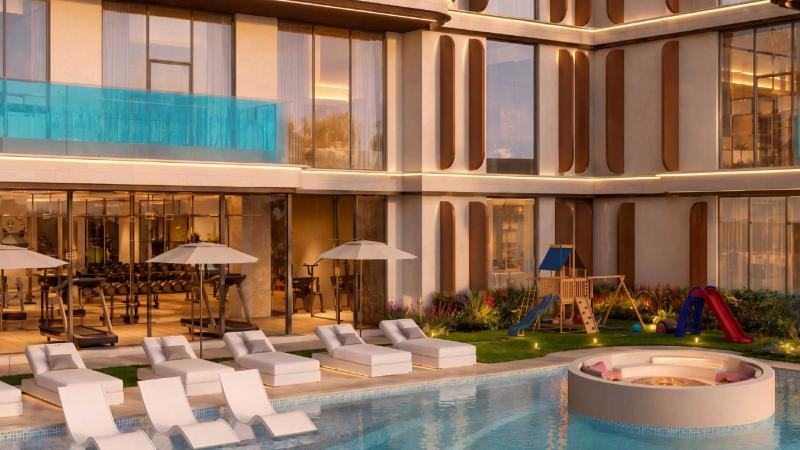 Samana Portside — The resort podium deck