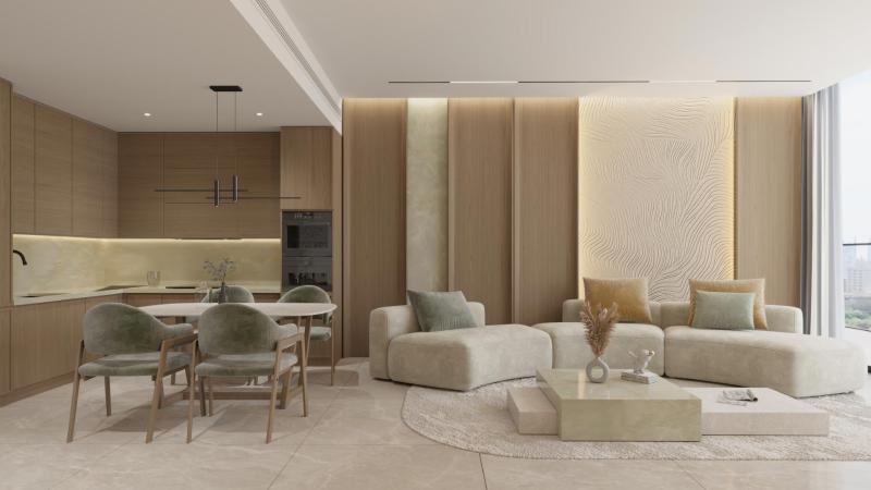 Samana Portside — Living and dining