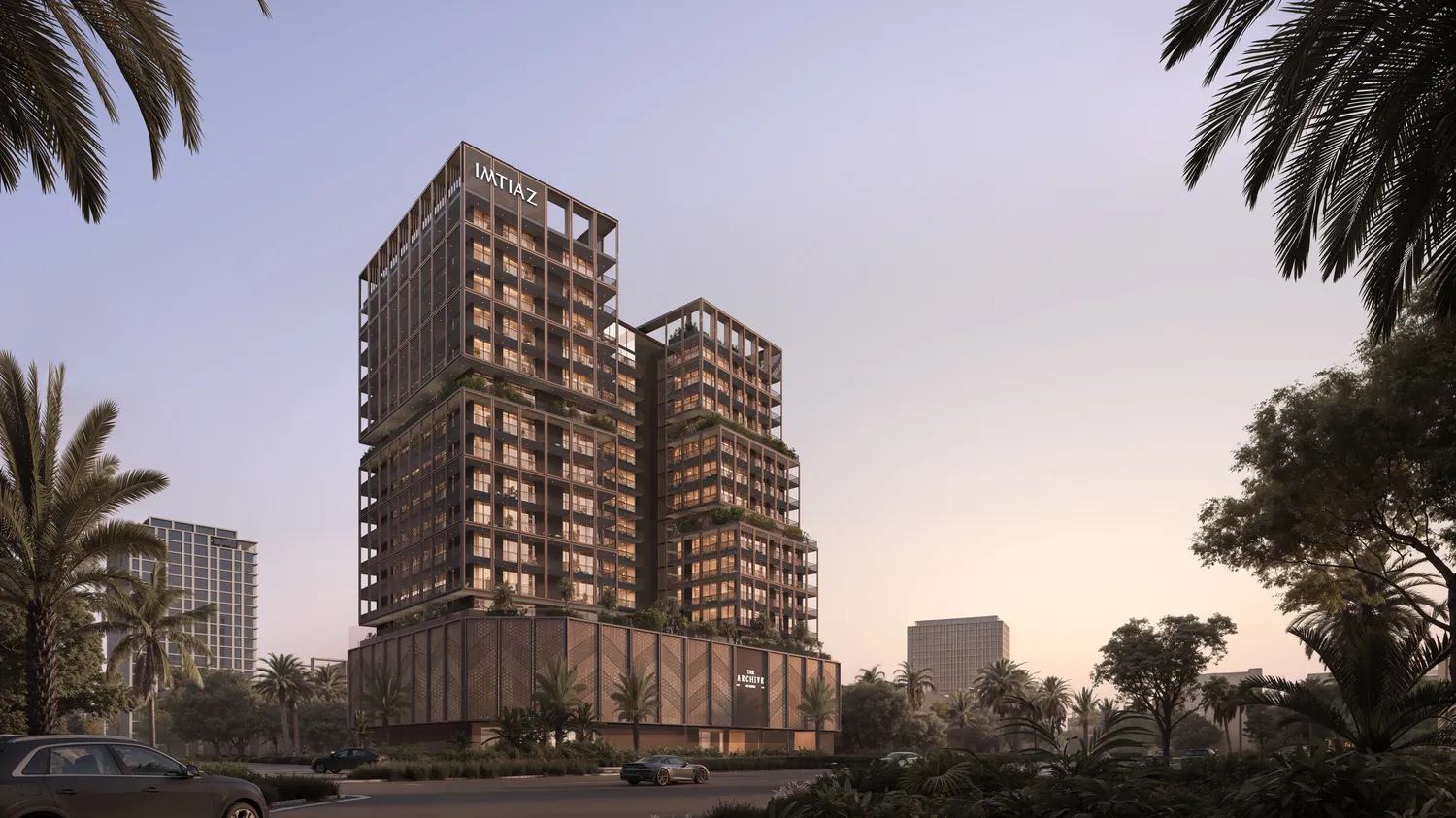 The Archive — The tower at dusk