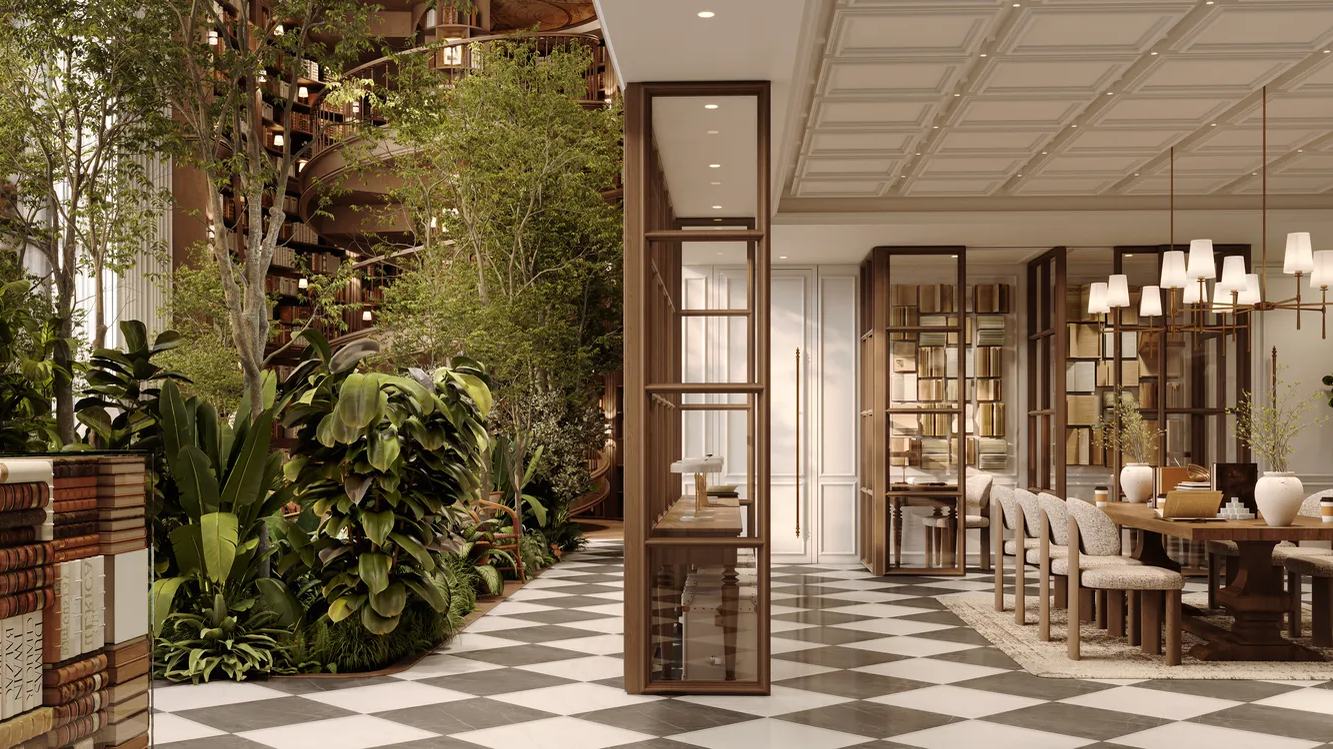 The Archive — The library lobby