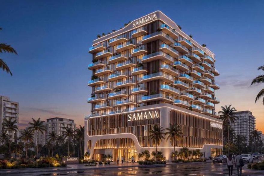 Samana Portside, Downtown Jebel Ali, Dubai — developer render
